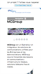 Mobile Screenshot of mcgroup.fr